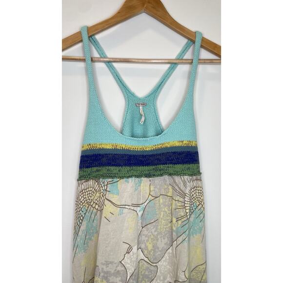 Free People Y2K ASO Selena Gomez as Alex Russo Knit Floral Tunic Dress Sz XS - Picture 4 of 16